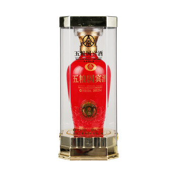京东超市】五粮液 国宾酒 珍品 整箱装 52度 50