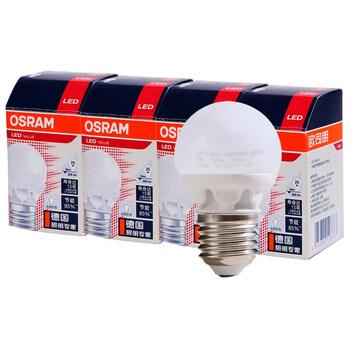 欧司朗（OSRAM）超值P型LED灯泡 3W日光色(4只装）