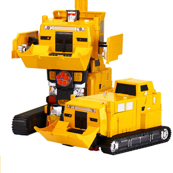 美致遥控变形车 一键变形金刚 大号电动充电玩