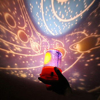
                                        绿盒子 旋转音乐星空灯 LED星空投影灯 可旋转带音乐星空投影仪  生日礼品情人节礼物 KT猫                