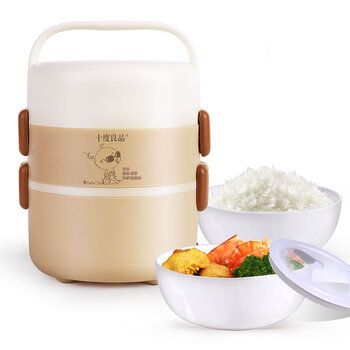 十度良品电热饭盒SD-920 陶瓷内胆电饭盒 插电加热饭盒 热饭器