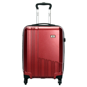 瑞世（SUISSEWIN）  大容量轻盈旅行箱静音万向轮行李箱托运箱 SN6612 24英寸 红色