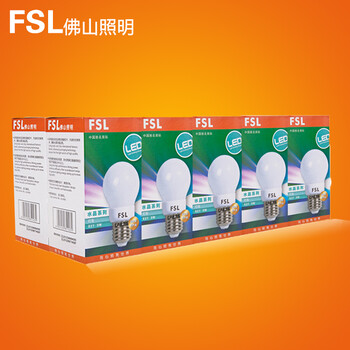 
                                        佛山照明(FSL)led灯泡e27led灯泡螺口2W节能灯泡 水晶球泡2W e27白光10只装                