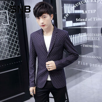 尚男帮 2016新款韩版休闲男士长袖衬衫陪休闲