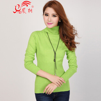 凤桐 <em>女式</em>纯羊绒衫 加厚外套小开打底衫 <em>女式高</em>