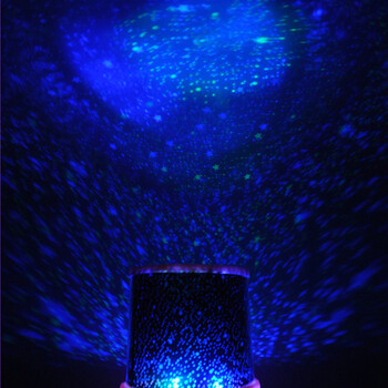 
                                        绿盒子 旋转音乐星空灯 LED星空投影灯 可旋转带音乐星空投影仪  生日礼品情人节礼物 星空恋人                