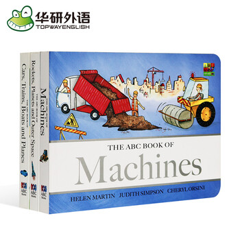 《华研原版英文纸板书启蒙认知绘本ABC Boo