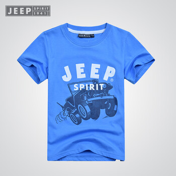 JEEP\/吉普男童短袖t恤中大童上衣童装夏款儿
