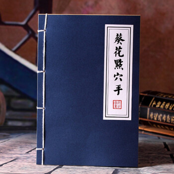 芬菲文创复古线装订武功秘籍日记本葵花宝典笔记本子牛皮纸武功秘籍