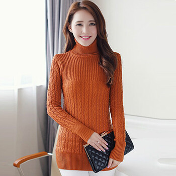 2014 新款<em>毛衣</em> <em>韩版甜美短款</em>高领打底套头宽松