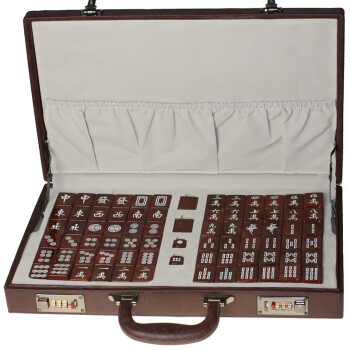 尚客诚品 天然红玛瑙麻将牌 商务礼盒装（136张）