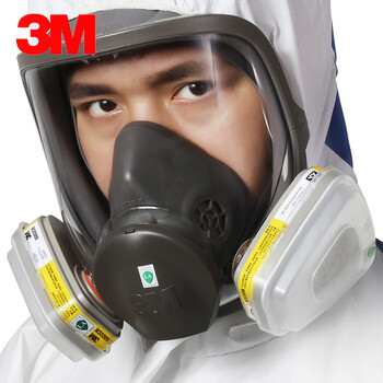 
                                        3M6800 6700 6900全面型防毒面具 防酸性气体氯气防毒配6002套装 6700配6002七件套(1套)                