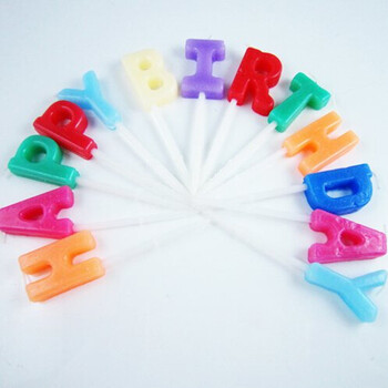 孩派 儿童生日蜡烛 生日派对用品 生日快乐蜡烛 Happy Birthday蜡烛