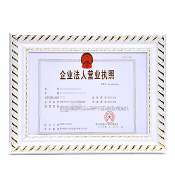 
                                        岱岳 新款欧式实木相框 a3 a4 16寸木质相片证书框 挂墙/摆台 画框定制 白烫金色 16寸30.5X40.6挂式                