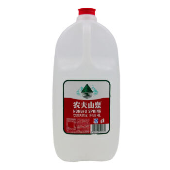 农夫山泉饮用天然水 优质天然健康4L/桶 饮用水 矿泉水 纯净水