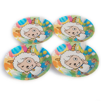 孩派/儿童生日布置用品/儿童生日装饰派对用品/喜羊羊盘子/6个