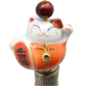 招财猫 商買繁荣黄铜心经如意铃 汽车挂件车载用品创意礼物