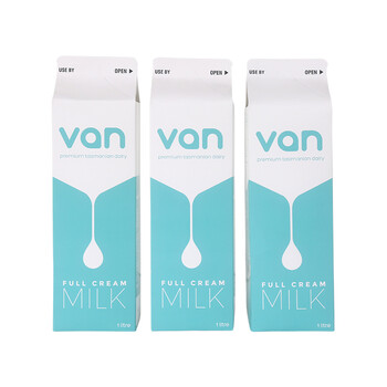van 澳洲原装整瓶进口鲜奶 1l*2瓶 体验卡
