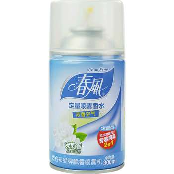 
                                                                                春风 空气清新剂喷雾 自动喷香机专用补充液 酒店卫生间厕所去除异味 300ml 茉莉                