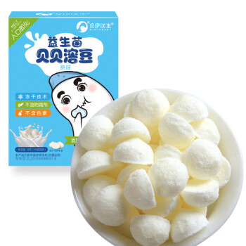 欧瑞园 宝宝零食 原味 益生菌 酸奶溶豆豆18g,降价幅度23.5%