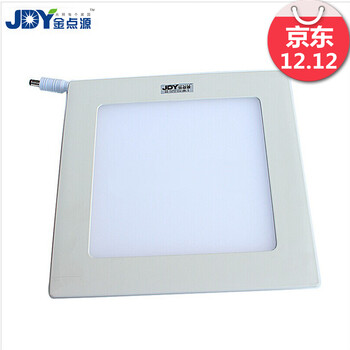 D灯 led筒灯 7.5/8公分2.5寸3w全套客厅防雾超薄天花灯孔灯方型白面 方型暖光 12W6寸开孔150