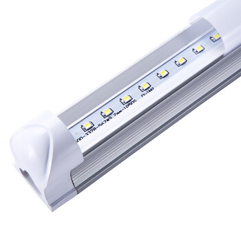 
                                        V-POWER T8一体化灯管 led日光管 节能省电 高亮度高节能支架LED光管 1.2米(16W正白光)_一体                