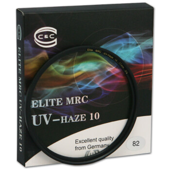 C&C C uv镜82mm UV滤镜 超薄 铜环雾霾UV镜 保护镜 ELITE MRC UV-HAZE 10