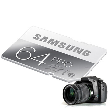 
                                        三星（SAMSUNG）64GB UHS-1 Class10 SD存储卡（读速90Mb/s ）专业版                