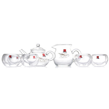 一屋窑耐热玻璃维多利亚礼盒茶具FH-204/7M