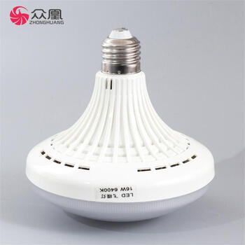 众凰 led灯泡 球泡led节能灯e27螺口圆泡车间灯仓库灯厂房灯工矿灯泡飞碟灯吸顶灯泡 30W 正白光