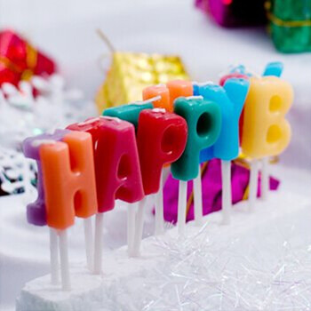 孩派 儿童生日蜡烛 生日派对用品 生日快乐蜡烛 Happy Birthday蜡烛