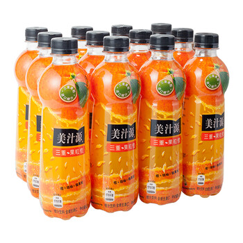 美汁源 三重果粒橙 420ml*12\/箱-京东商城【降