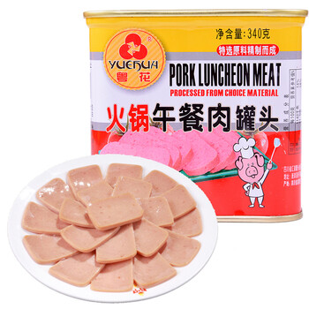 粤花 火锅午餐肉 340g