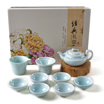 茶之翼 茶具礼盒装10件功夫茶具套装
