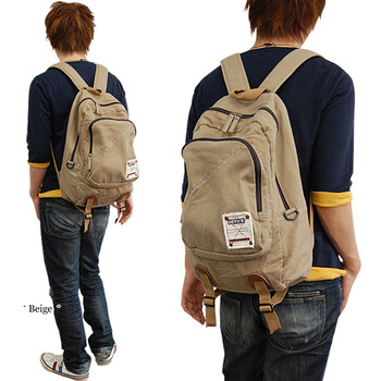 crosscharm男女通用情侣双肩包棉布休闲双肩