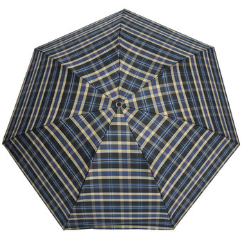 
                                        【京东超市】天堂伞（防晒值UPF50+）黑胶色织格三折晴雨伞31022E T595格                