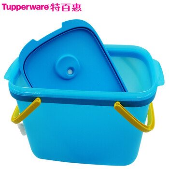 特百惠 塑料10升健康饮水箱/饮水桶 腌泡箱桶装水带嘴提手配礼盒