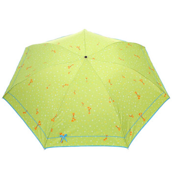 天堂伞 知性达人三折 晴雨铅笔伞3336E嫩绿色