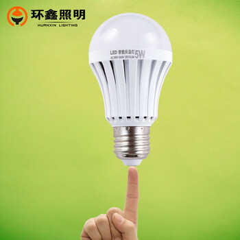 环鑫 LED灯泡E27螺口应急照明夜市灯泡地摊照明可充电 应急灯泡 5W