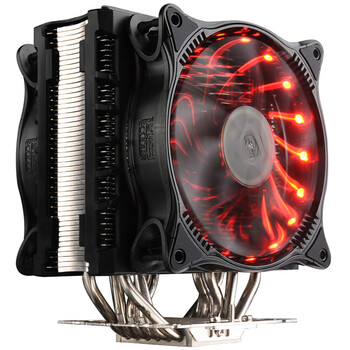 超频三（PCCOOLER）东海争霸 CPU散热器 （6热管/支持2011/1200/PWMRGB/镀镍散热鳍片/12cm风扇/7种颜色）