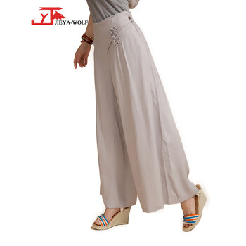 杰雅JIEYA-WOLF唐装女装裤裙长裙女春夏秋冬