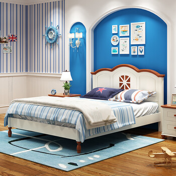 卡菲纳 床 儿童床实木青少年儿童环保套房家具