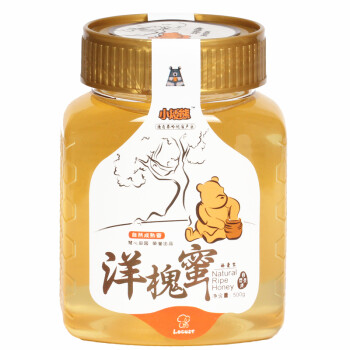 小矮熊 洋槐蜂蜜500g 臻爱装 纯净天然成熟原蜜