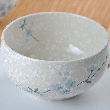 
                                        
                                                            樱之歌 纯手绘雪花釉日式素瓷6英寸钵碗（2只）                