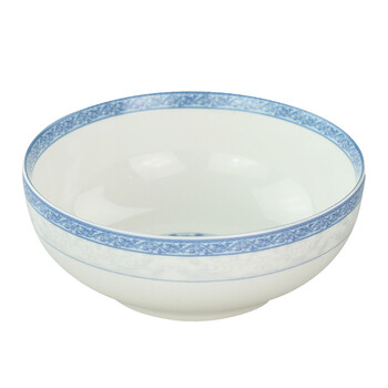 敏杨 陶瓷 祥云系列 釉中彩餐具 面碗 大汤碗 饭碗 微波炉适用 1只装 8英寸面碗