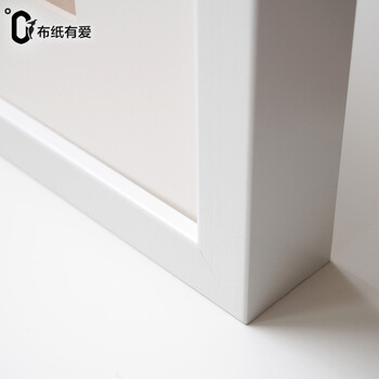 布纸有爱 做自己 北欧照片墙创意黑白相框墙 客厅组合画现代简约背景墙画抽象装饰画办公室壁画 全黑框