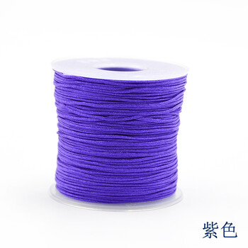 
                                                                                迈利达 台湾72#尼龙蒲公英佛珠线绳 珠宝线 手工DIY手绳编织线0.8mm 紫色一卷                