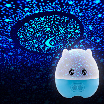 
                                        绿盒子 旋转星空灯LED投影灯 爱尚猪星星灯蓝牙星空投影仪音乐灯 生日礼物儿童节礼物 玫瑰红 五色/遥控版/DIY定制                