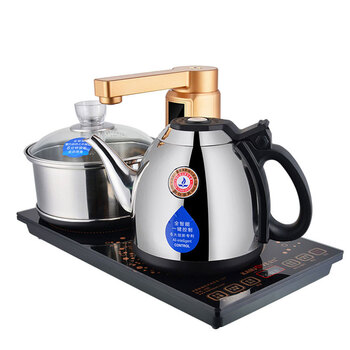 
                                        金灶茶具 磁控智能全自动加水上水抽水电热水壶电茶壶烧水壶 三合一 V9                