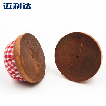 
                                                                                迈利达 DIY布艺手工缝纫工具 木底插针垫 插针包防止掉针 彩珠针座垫 手缝针插 缝纫针插针扎 木底针插包一个                